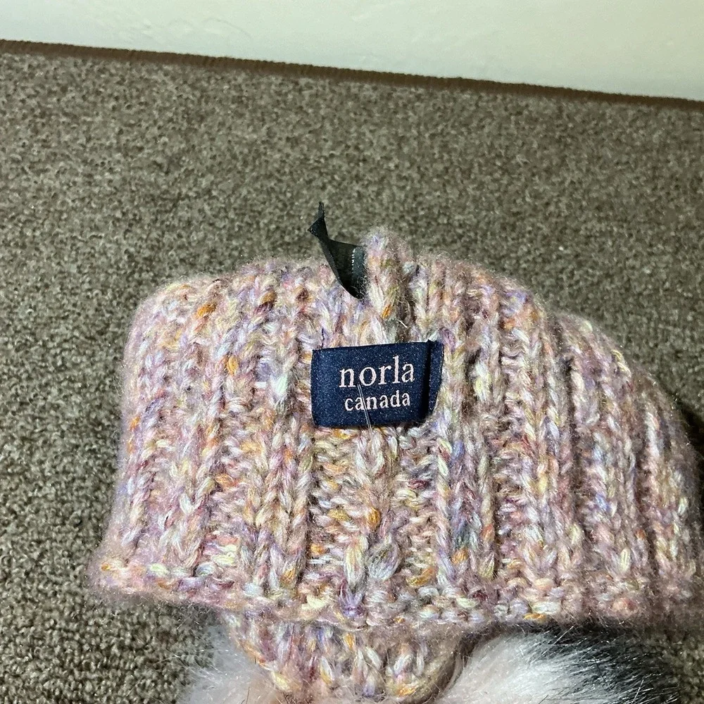 Norla Canada Knit Hat Women's‎ New No Tag Alpaca Wool Cotton Blend